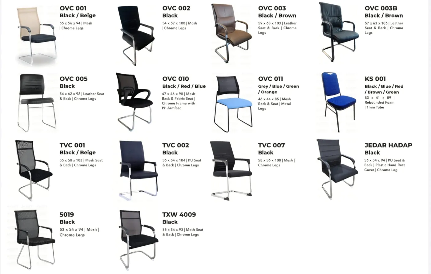 Koleksi Kursi Kantor