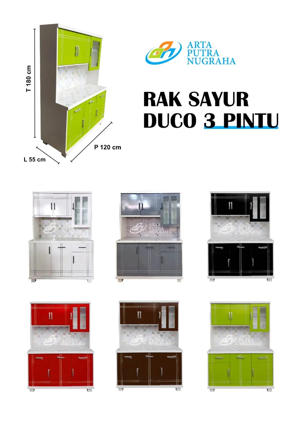 Rak Sayur Duco 3 Pintu